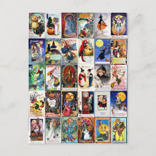 Carte Postale Halloween vintage