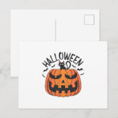 Carte Postale Halloween vintage (Devant / Derrière)