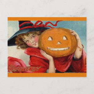 Carte postale Halloween vintage