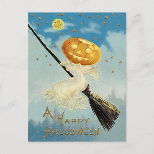 Carte postale Halloween vintage (Devant)