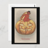 Carte Postale Halloween vintage (Devant / Derrière)