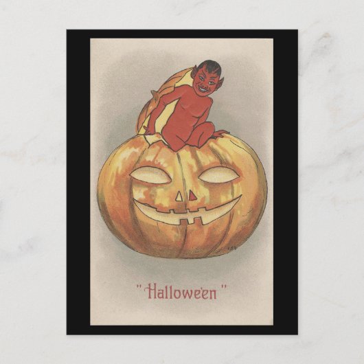 Carte Postale Halloween vintage (Devant)