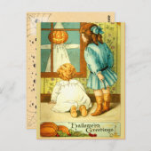 Carte Postale Halloween vintage (Devant / Derrière)