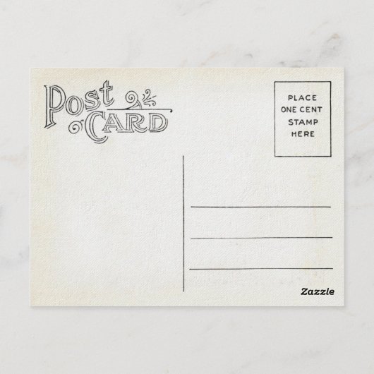 Carte postale Halloween vintage (Dos)