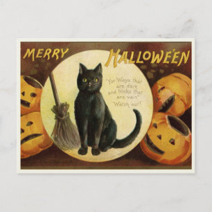 Carte postale Halloween vintage