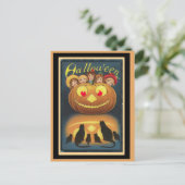 Carte Postale Halloween vintage (Debout devant)