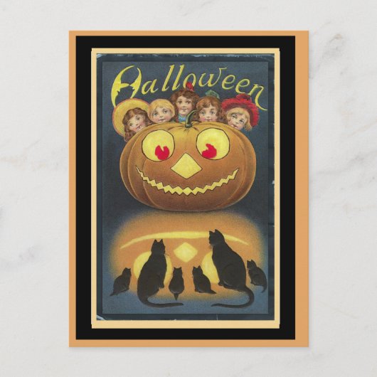 Carte Postale Halloween vintage (Devant)