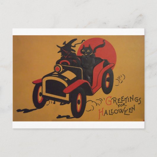 Carte Postale Halloween vintage (Devant)