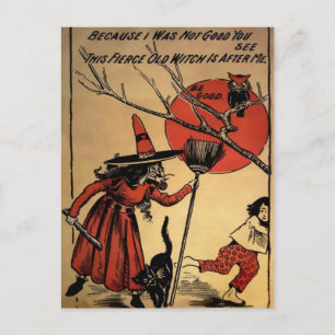 Carte postale Halloween vintage