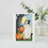 Carte postale Halloween vintage (Debout devant)