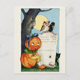 Carte postale Halloween vintage