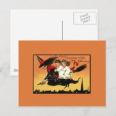 Carte Postale Halloween vintage (Devant / Derrière)