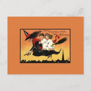 Carte Postale Halloween vintage