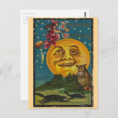 Carte Postale Halloween vintage (Devant / Derrière)