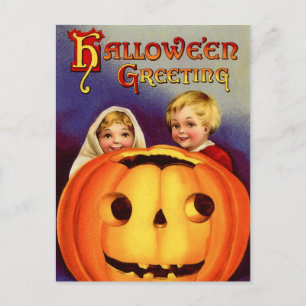 Carte postale Halloween vintage
