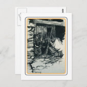 Carte Postale Halloween vintage (Devant / Derrière)