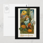 Carte postale Halloween vintage (Devant / Derrière)