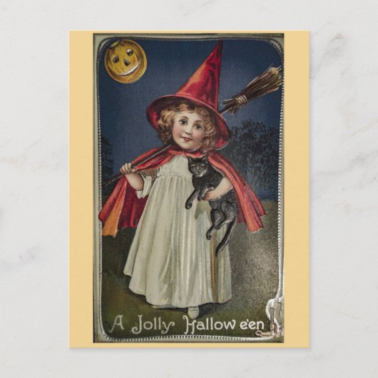 Carte Postale Halloween vintage (Devant)
