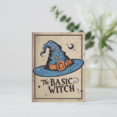 Carte postale Halloween Vintage Basic Witch (Debout devant)