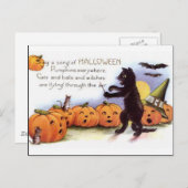 Carte Postale Halloween vintage KRW (Devant / Derrière)