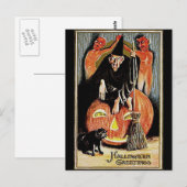 Carte Postale Halloween Vintage KRW (Devant / Derrière)
