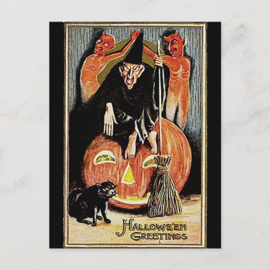 Carte Postale Halloween Vintage KRW (Devant)