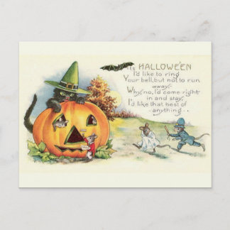 Carte Postale Halloween Vintage KRW