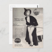 Carte Postale Halloween vintage original (annonces Griffin) (Devant / Derrière)