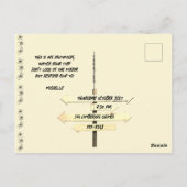 Carte Postale Halloween Vintage prêtesse serpent (Dos)