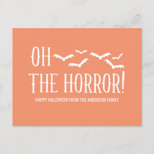 Carte postale Halloween White Oh The Horror