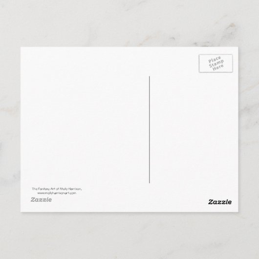 Carte postale Halloween Witch (Dos)