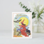 Carte Postale Halloween Witch (Debout devant)