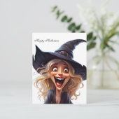 Carte Postale Halloween Witch (Debout devant)