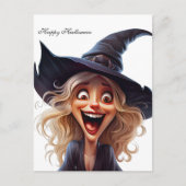 Carte Postale Halloween Witch (Devant)