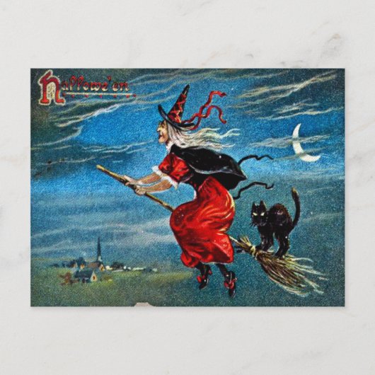 Carte postale Hallowe'en Witch (Devant)