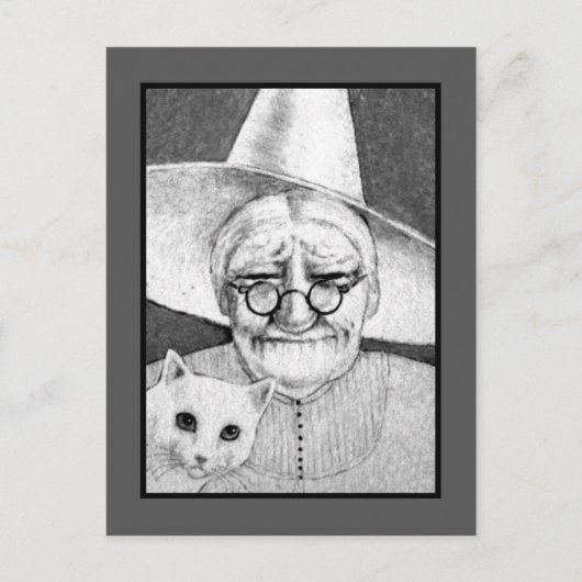 Carte postale Halloween Witch (Devant)