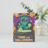 Carte Postale Halloween Witch (Debout devant)