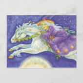 Carte postale Halloween Witch (Devant)