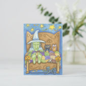 Carte postale Halloween Witch (Debout devant)