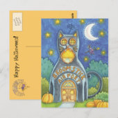 Carte postale Halloween Witch (Devant / Derrière)