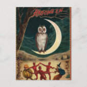 Carte postale Halloween Witch et Devil Invitation (Devant)