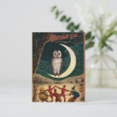 Carte postale Halloween Witch et Devil Invitation (Debout devant)
