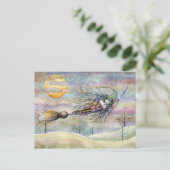 Carte postale Halloween Witch par Molly Harrison (Debout devant)