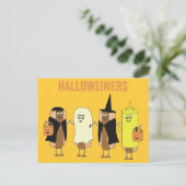 Carte postale Halloweiners (Debout devant)