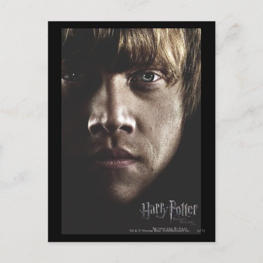 Carte Postale Hallows - Ron (Devant)