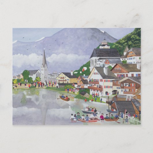 Carte Postale Hallstadt Autriche 1995 (Devant)