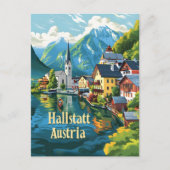 Carte Postale Hallstatt Autriche (Devant)