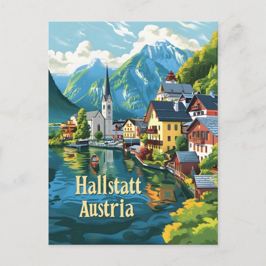 Carte Postale Hallstatt Autriche (Devant)