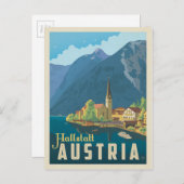 Carte Postale Hallstatt, Autriche (Devant / Derrière)