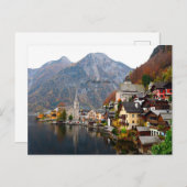 Carte Postale Hallstatt, Autriche paysage d'automne (Devant / Derrière)